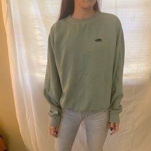 Green Brandy Melville Crew Neck